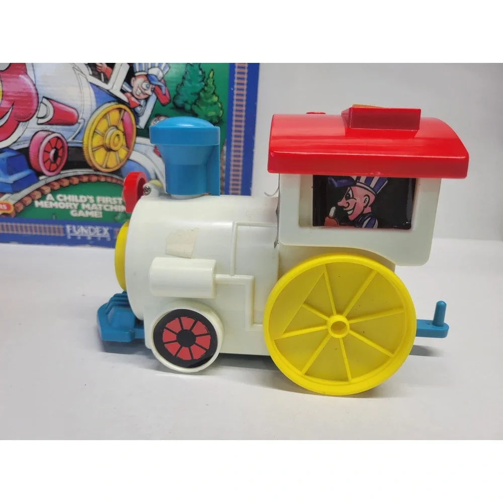 Vtg Fundex Toot R Ville Express Game Train Memory Color Learning‎ Toy working
